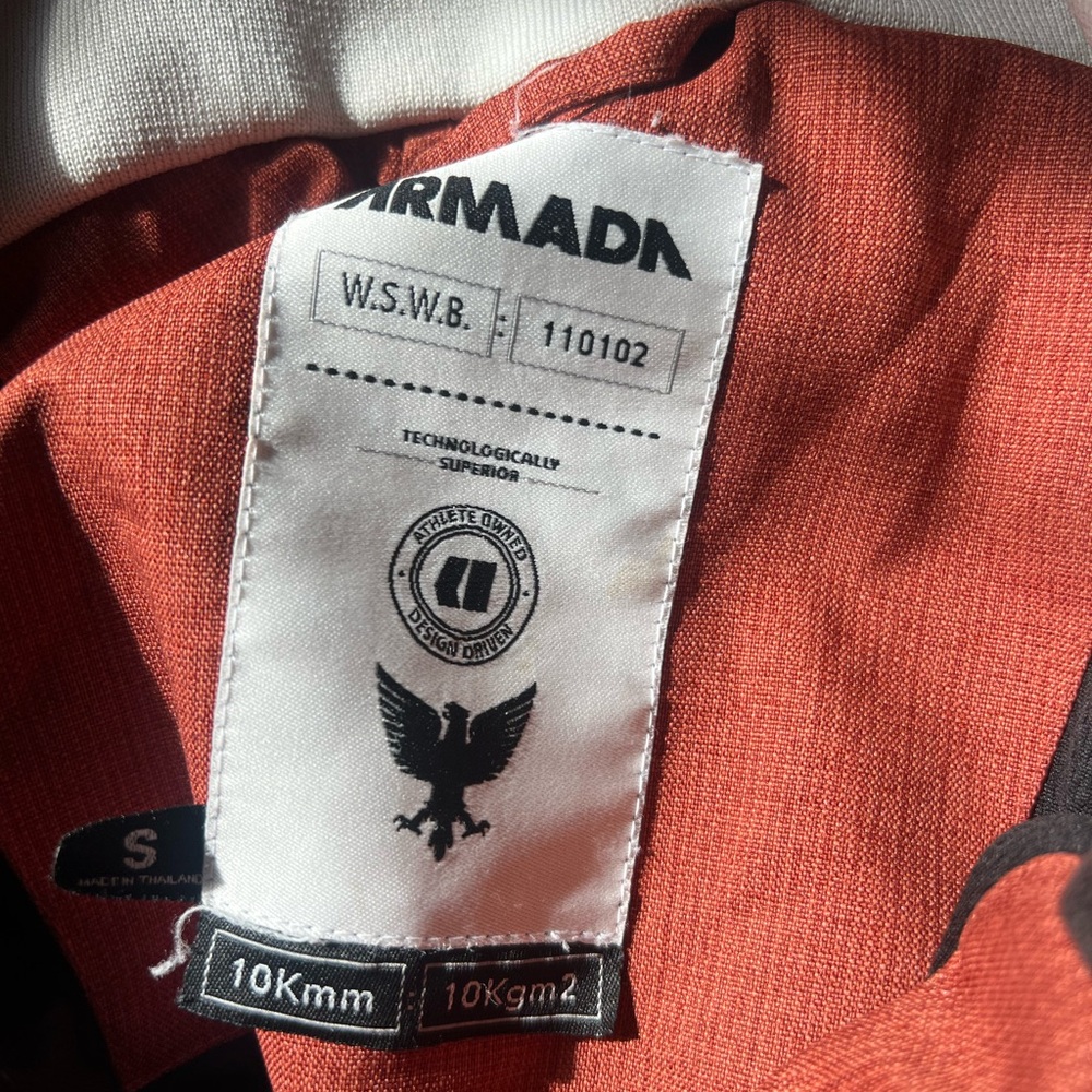 Armada Women's Ski Jacket - Rust and Cream - Picture 10 of 10